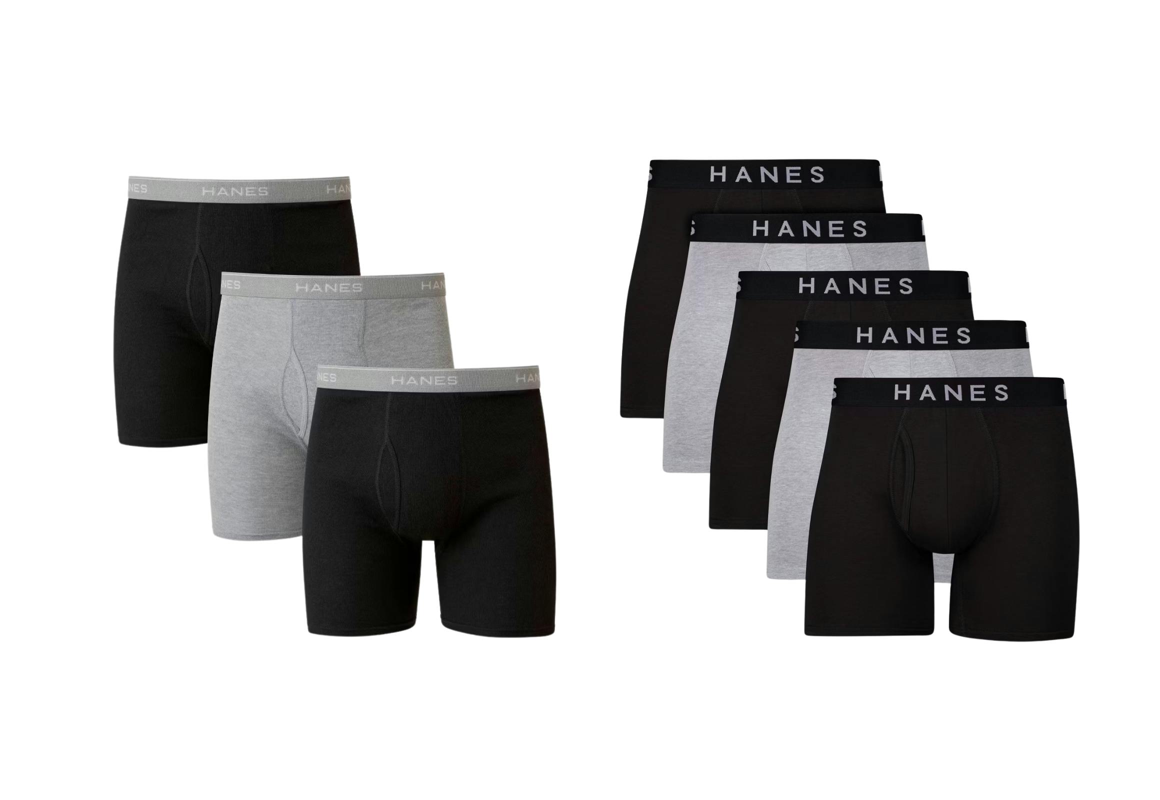 2 Hanes Men's Boxer Brief Sets