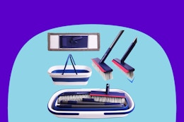 Collapsible Mop and Bucket Set, $14.39 on Amazon card image
