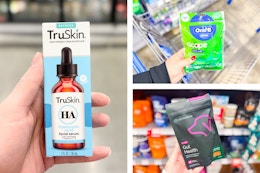 TruSkin Serum, OralB Floss & Gut Health Supplements for dogs