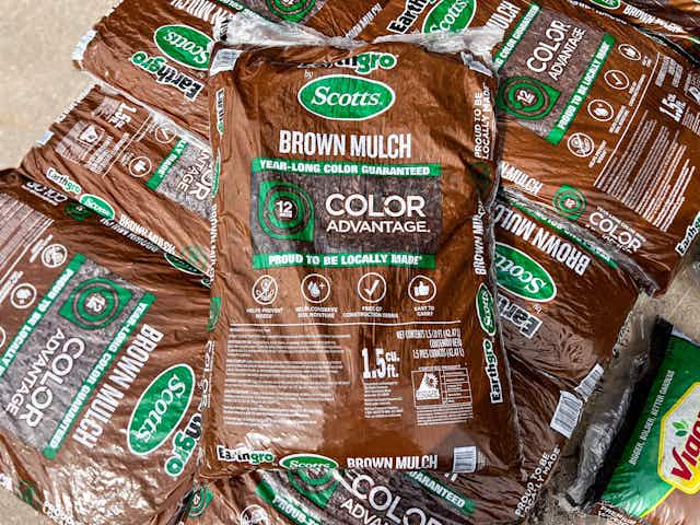 Pay Just $2 for Scotts Earthgro Mulch at Home Depot card image