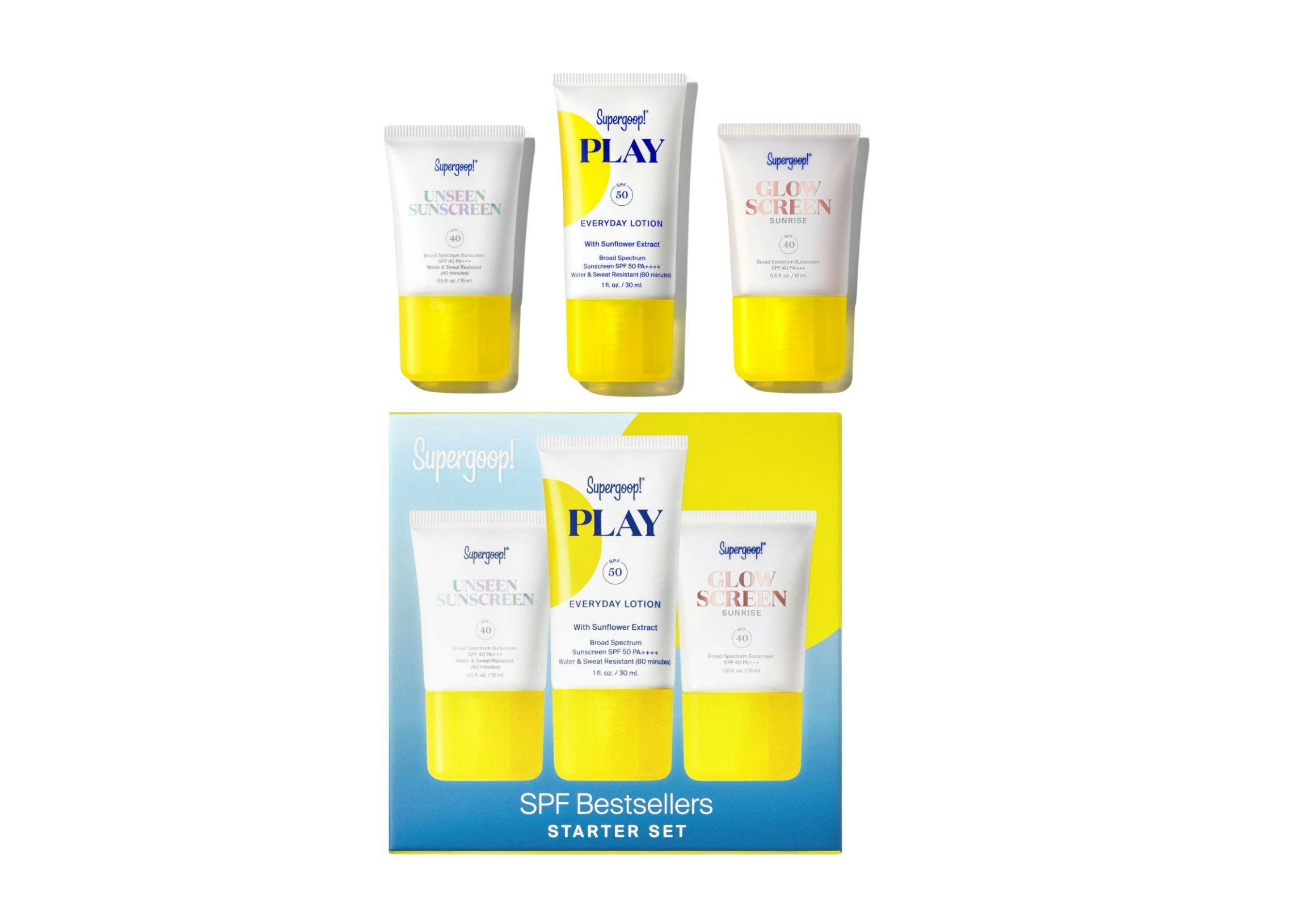 Supergoop SPF Bestsellers Starter Kit
