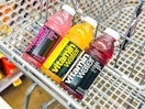 vitaminwater drinks in shopping cart