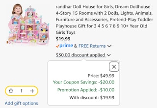 doll house cart