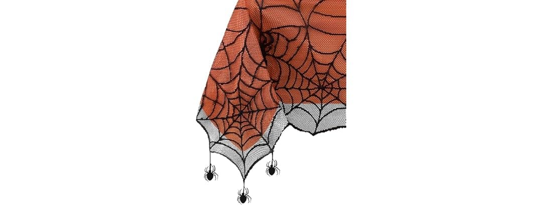 Halloween Spider Lace Tablecloth