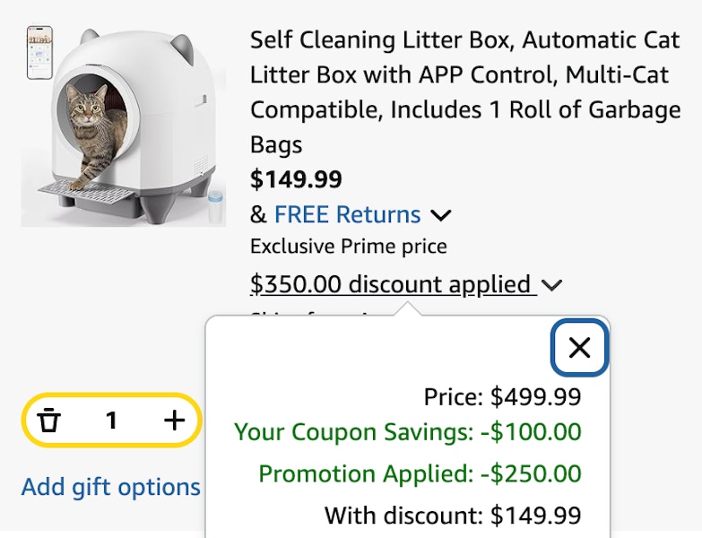 Litterbox cart