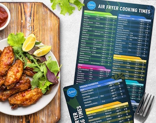Air Fryer Magnetic Cheat Sheet Set