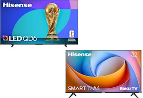 2 Hisense Smart TVs