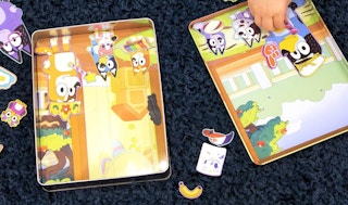 a magnetic Bluey playset