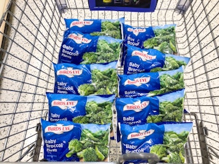 publix birds eye baby broccoli in cart