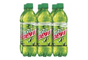 4 Mtn Dew Soda 6-Packs