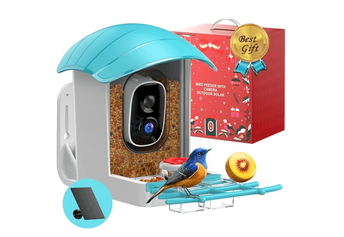Solar Smart Bird Feeder With Camera