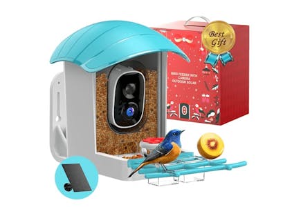 Solar Smart Bird Feeder With Camera