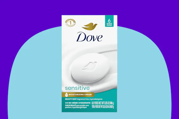 Dove Sensitive Beauty Bar Soap 6-Pack, as Low as $7.35 on Amazon