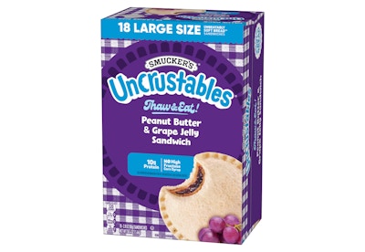 Smucker's Uncrustables Sandwhiches