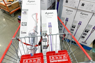 costco dyson animal vacuum in cart