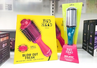 target bed head freak and artist on shelf