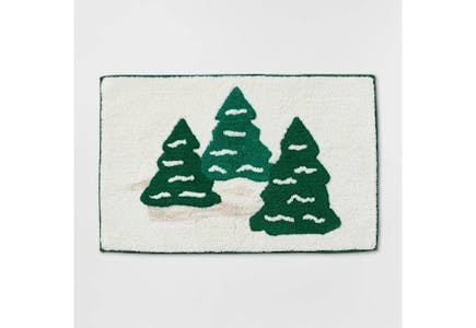 Threshold Christmas Bath Rug