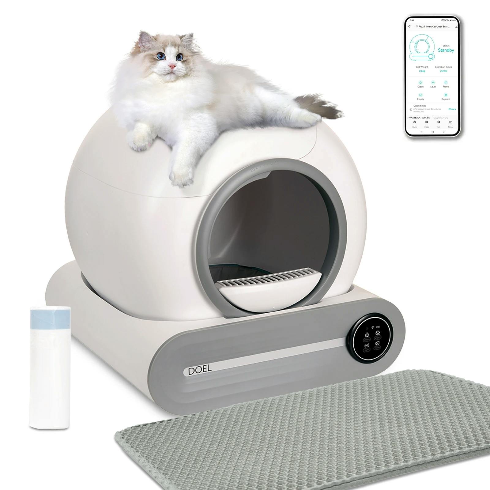 Self-Cleaning Cat Litter Box