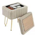 Square Ottoman with Table Top