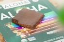 Close up of Aloha bar on the product box