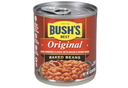 2 Bush's Baked Beans Cans