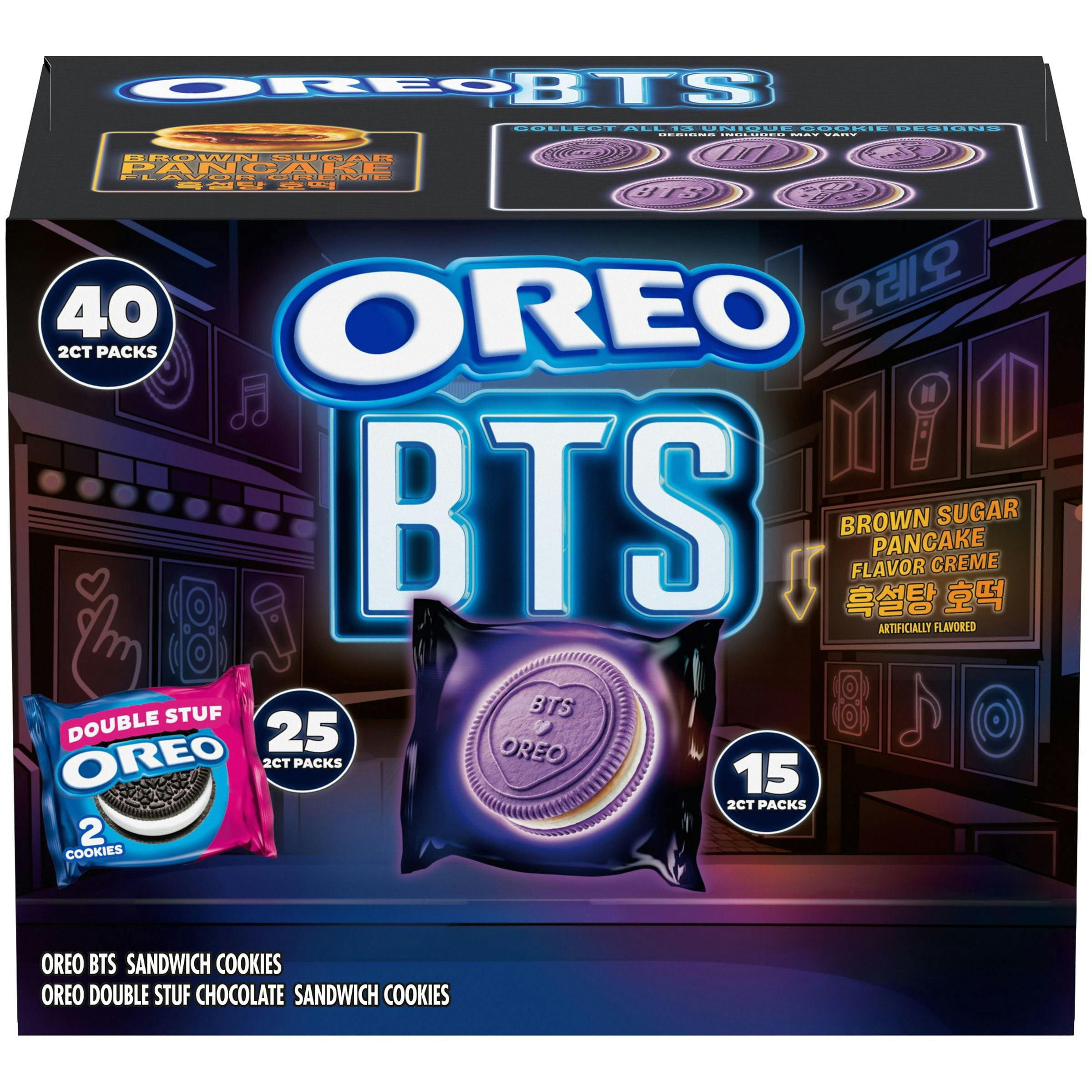 Oreo BTS & Double Stuf Cookies 40-Pack