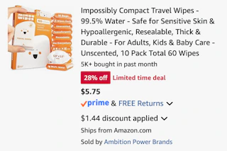 Amazon Travel Wipes 2026 2