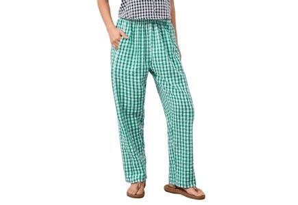 Women's Plaid Lounge Pants