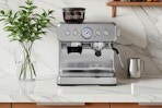 espresso machine on kitchen countertop