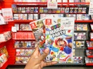 Two Mario Nintendo Switch games at GameStop