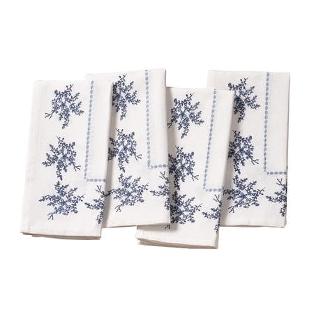 Floral Cotton Cloth Napkins 4-Pack