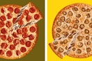 little caesar's one topping pizzas