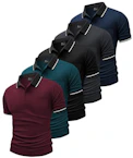 Men's Polo Shirts 5-Pack