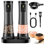 Electric Salt and Pepper Grinder Set