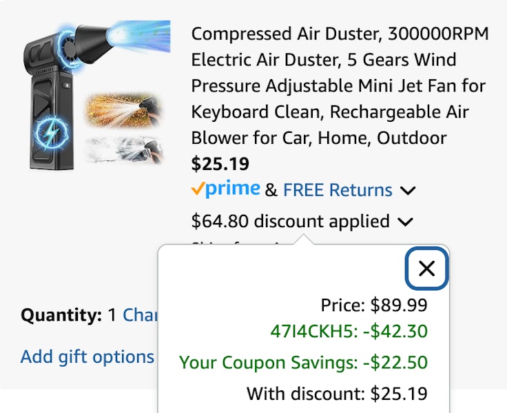 Air Duster Cart