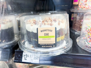 dubai style chocolate cake on walmart shelf