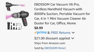 Amazon Cordless Car Vacuum 2025