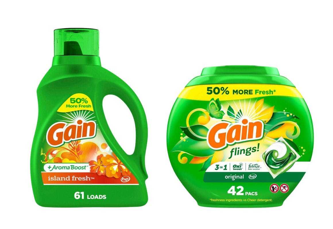 2 Gain Detergents (103 Loads)