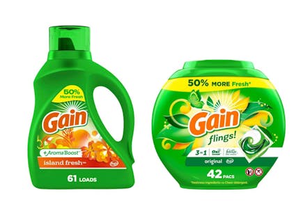 2 Gain Detergents (103 Loads)