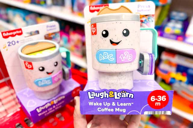 Run! The Viral Kids' Fisher-Price Mug Is on Sale at Target Right Now card image
