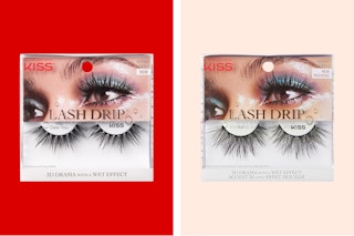 kiss lashes on a grid