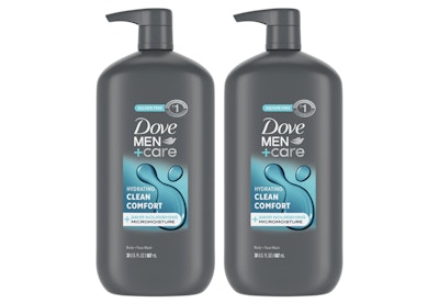 2 Dove Men+Care Body Washes