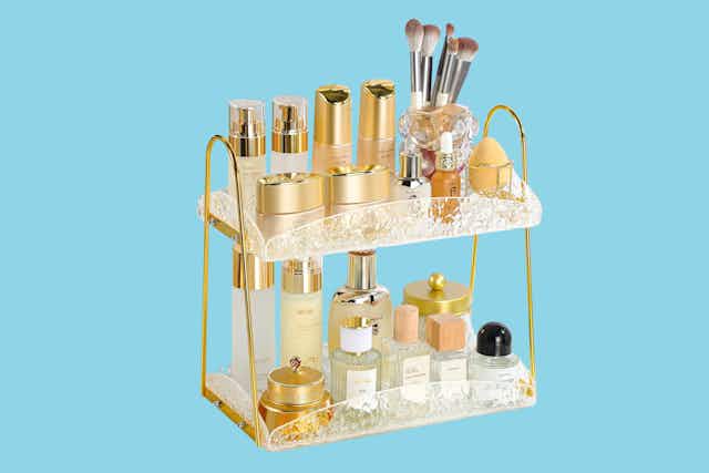 Countertop Skincare Organizer Stand, Just $11.51 on Amazon card image