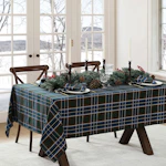 Holiday Plaid Tablecloth