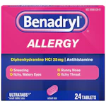 4 Benadryl Allergy UltraTabs Packs