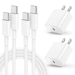 USB-C Fast Charger & Cable 2-Pack