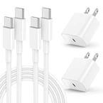 USB-C Fast Charger & Cable 2-Pack