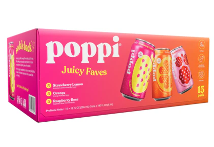 Poppi Prebiotic Soda 15-Pack