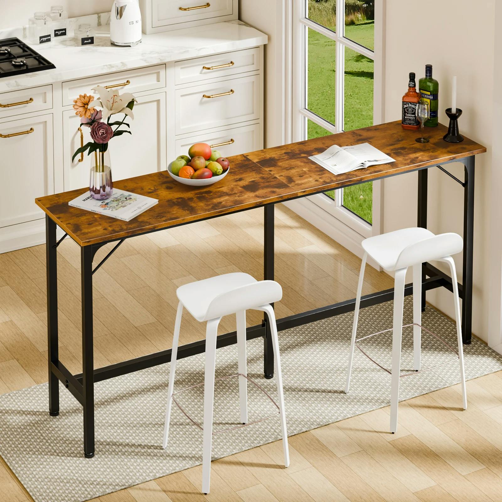 Rectangular High Top Bar Table