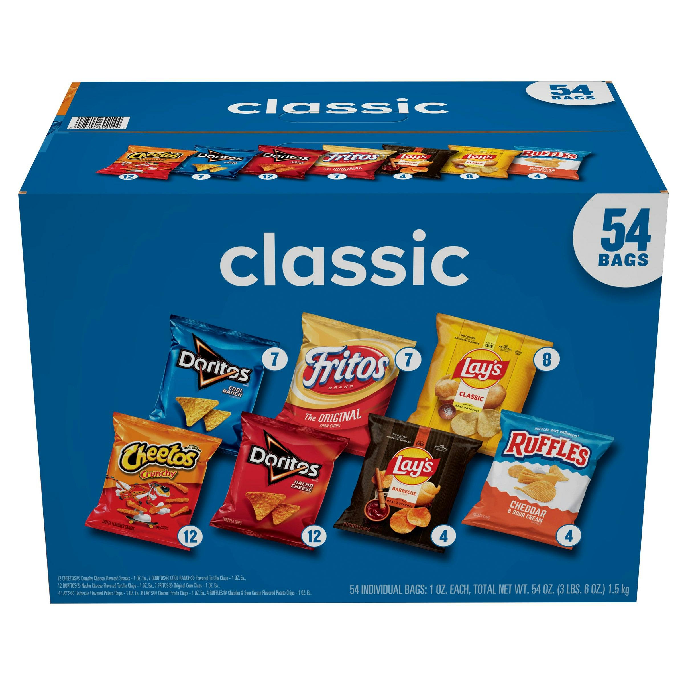 Frito Lay Classic Mix 54-Pack
